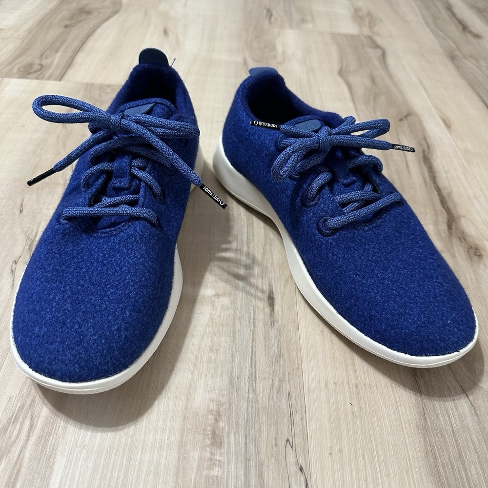 NWOB Allbirds Sam's Club Wool Runner Sneakers Blue Women's Shoes